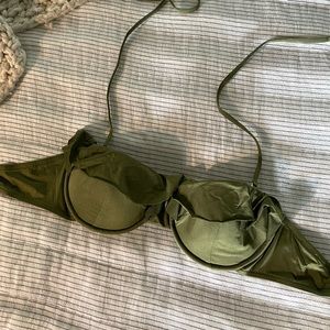 J Crew Ruffle Underwire Bandeau 36C